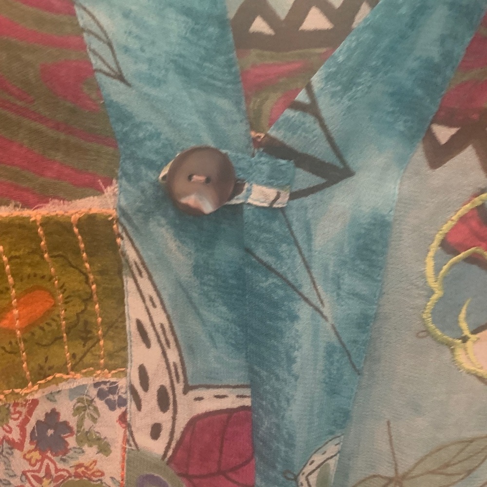 Chico's Multicolor One Button, Lightweight Jacket… - image 3